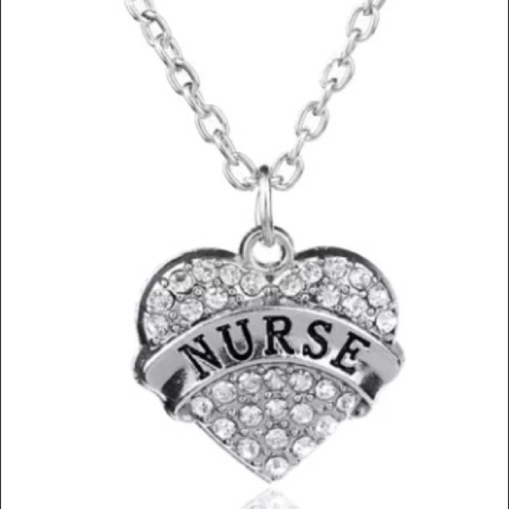 🌺🌹Crystal Heart Pendant Necklace for a nurse